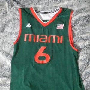 Miami University College basketball jersey